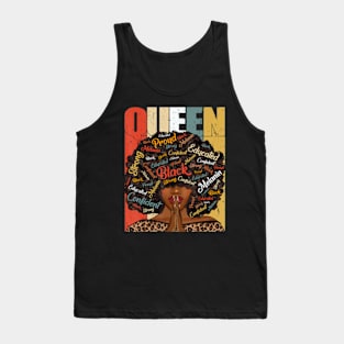 Black History Month Juneteenth  For Black Queen Tank Top